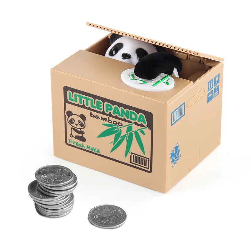 Interactive Electronic Cat Coin Bank — Money-Eating Piggy Bank Toy for Kids, Cute Savings Gift
