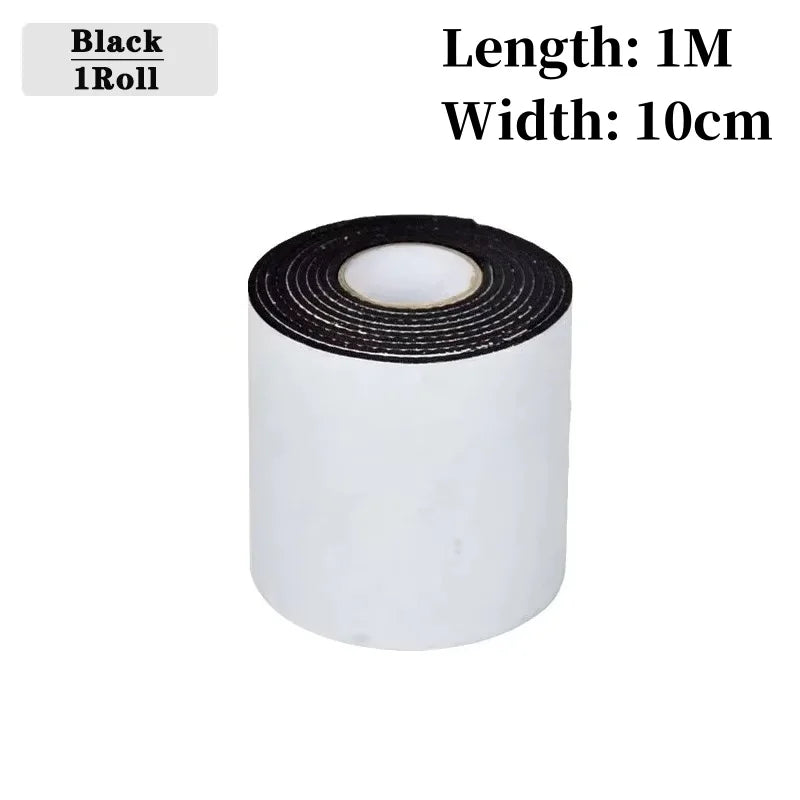 1 m (3.28 ft) Self-Adhesive Anti-Slip Sole Stickers, Mute Cushion Insoles for Outsole Repair, Wearable Shoe Pads