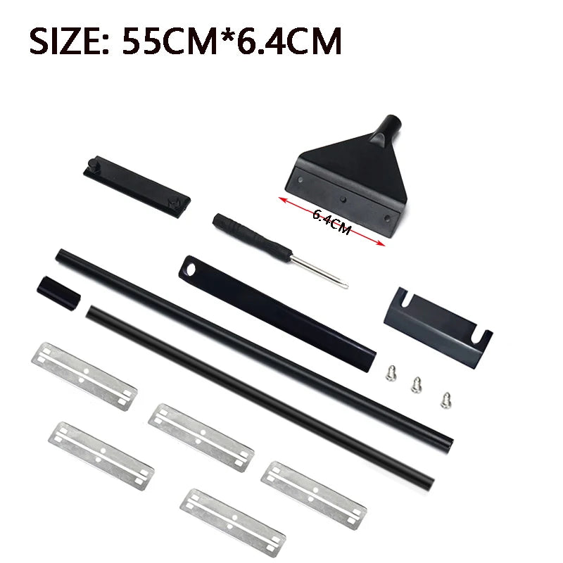 Aquarium Algae Scraper – Dual-Use Fish Tank Glass & Sand Cleaner, Available in 13.8 in (35 cm) & 21.7 in (55 cm)