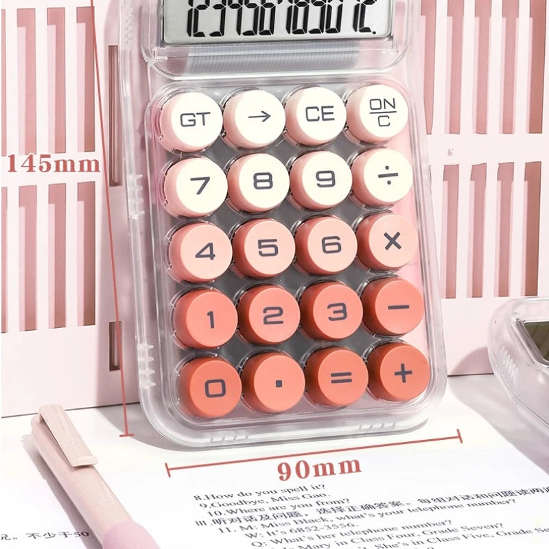 12-Digit Scientific Calculator with Mechanical Buttons for Students, Financial & Office Use