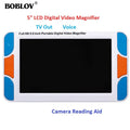 5.0-inch (12.7 cm) Portable 3–48X Digital Handheld Magnifier 800x480 LCD HDMI 1080i & AV Output Electronic Reading Aid