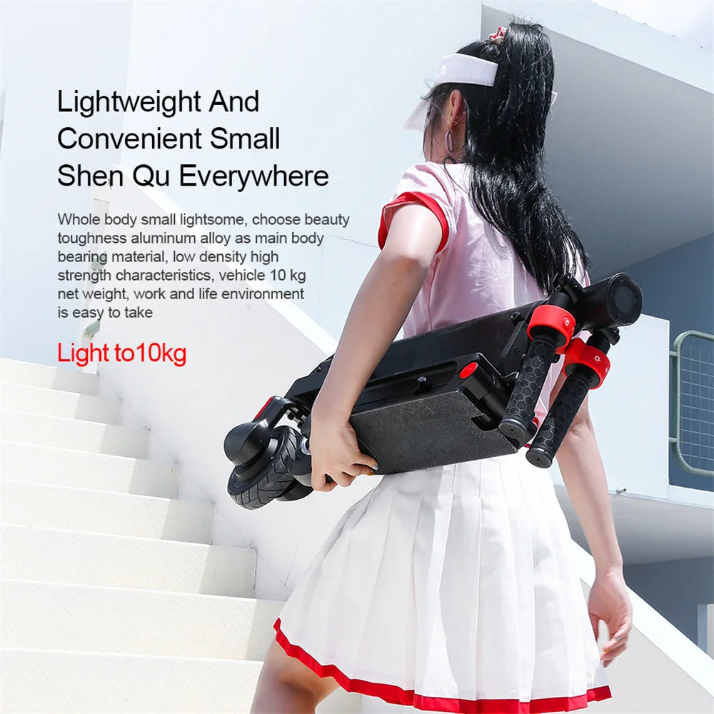 Foldable Adult Electric Scooter — 25 km/h (15.5 mph), 350W Motor, App Control, 7.5Ah Battery