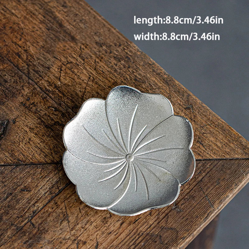 Metal Drink Coaster — Modern Round Table Coaster for Cups & Glasses