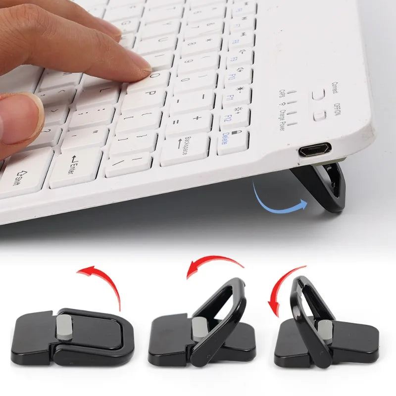 2-Pack Mini Foldable Laptop Stands – Portable Invisible Zinc Alloy Riser with Silicone Pads for 11–17 in (28–43 cm) Laptops