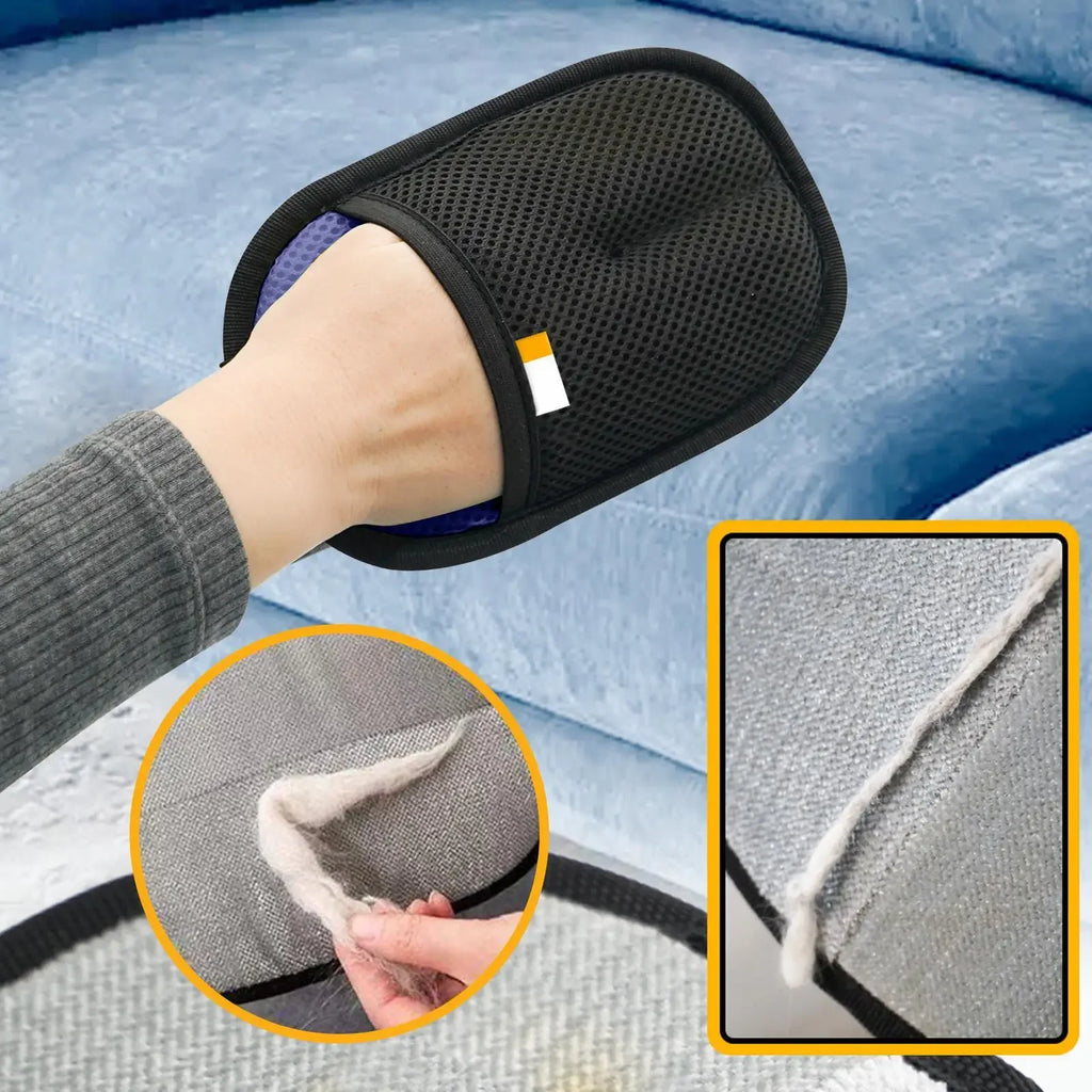 Double-Sided Pet Grooming Gloves Reusable Hair Remover for Dogs and Cats 1–4 Pack