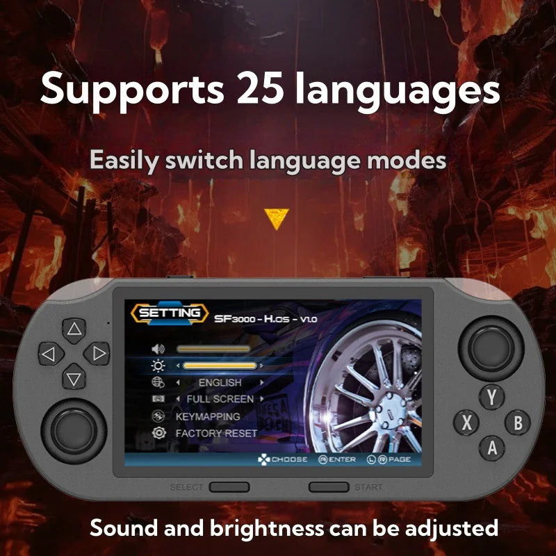 Retro Handheld Gaming Console Linux-Based 4.5-inch (11.4 cm) IPS 854×480 Screen, 3000mAh Portable Pocket Game Player with 20,000 Games