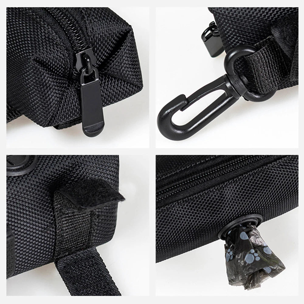 Portable Pet Waste Bag Dispenser — 1-Pack Dog Poop Bag Holder for Walks & Travel