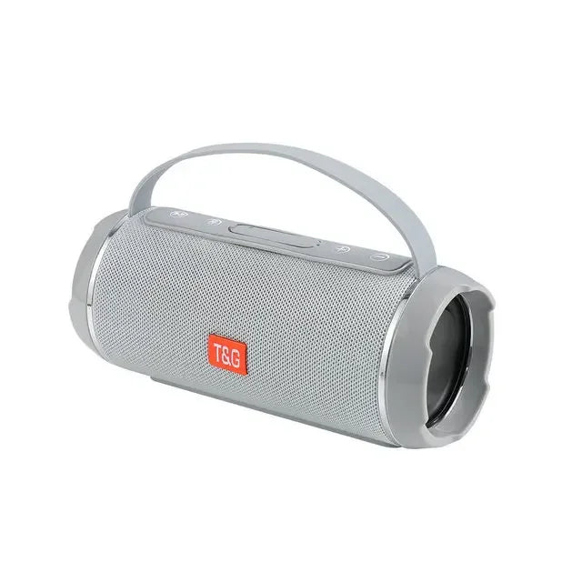 Portable Bluetooth Speaker with Subwoofer 2.1 — Waterproof FM Radio, TF/USB/AUX, Powerful Bass HiFi Sound