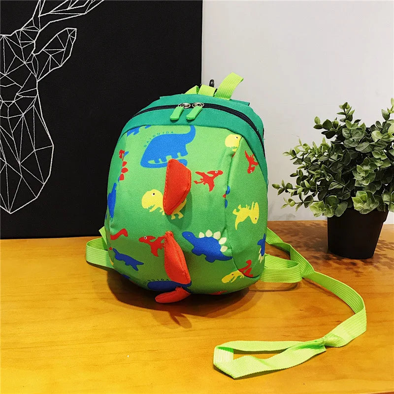 Toddler Dinosaur Safety Harness Backpack with Detachable Leash – Kids Anti-Lost Preschool School Bag