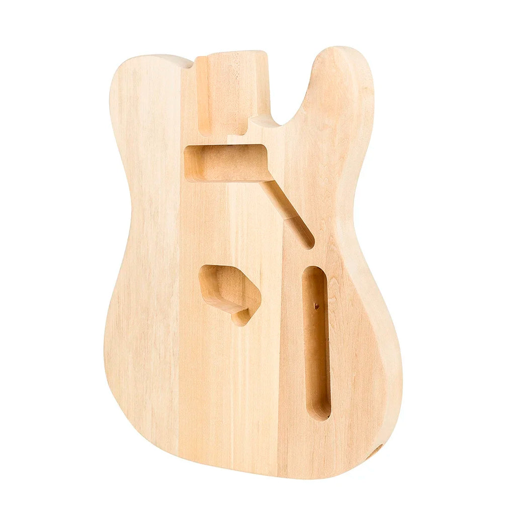 DIY 39-Inch 6-String Electric Guitar Kit — 22 Frets, Basswood/Maple Body, 2 Single-Coil Pickups, Hand-Assembled Parts