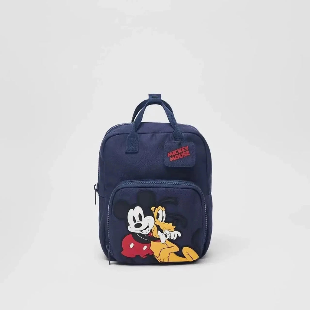 Kids Cartoon Printed Mini Backpack - Lightweight Nylon School Bag for Toddlers & Preschoolers (Ages 4-6)