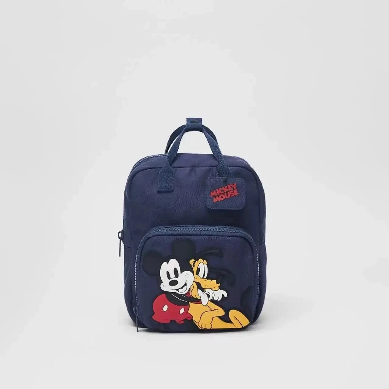 Kids Cartoon Printed Mini Backpack - Lightweight Nylon School Bag for Toddlers & Preschoolers (Ages 4-6)