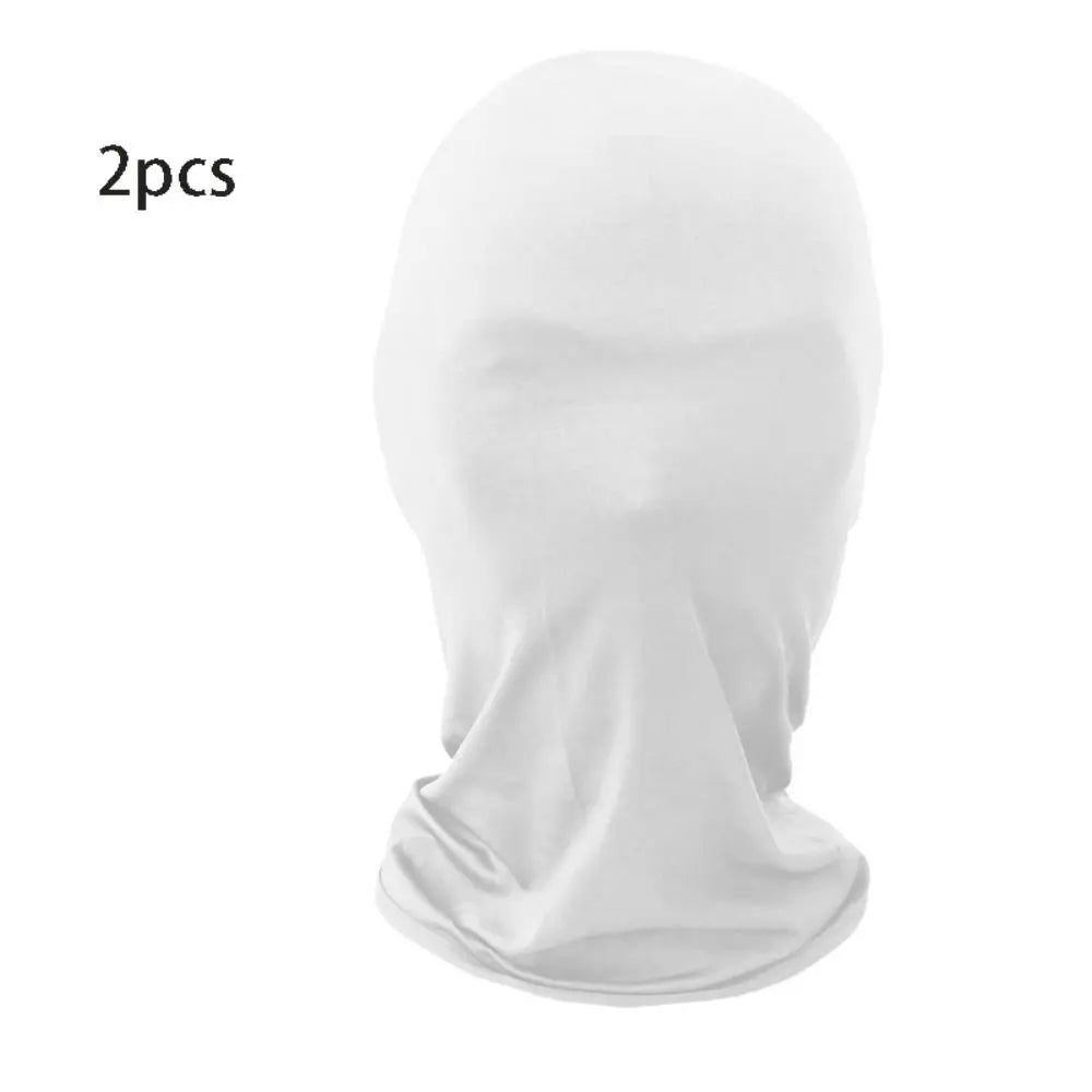 2-Pack Breathable Hooded Spandex Full-Face Masks for Adults – Cosplay, Halloween, Party, Carnival