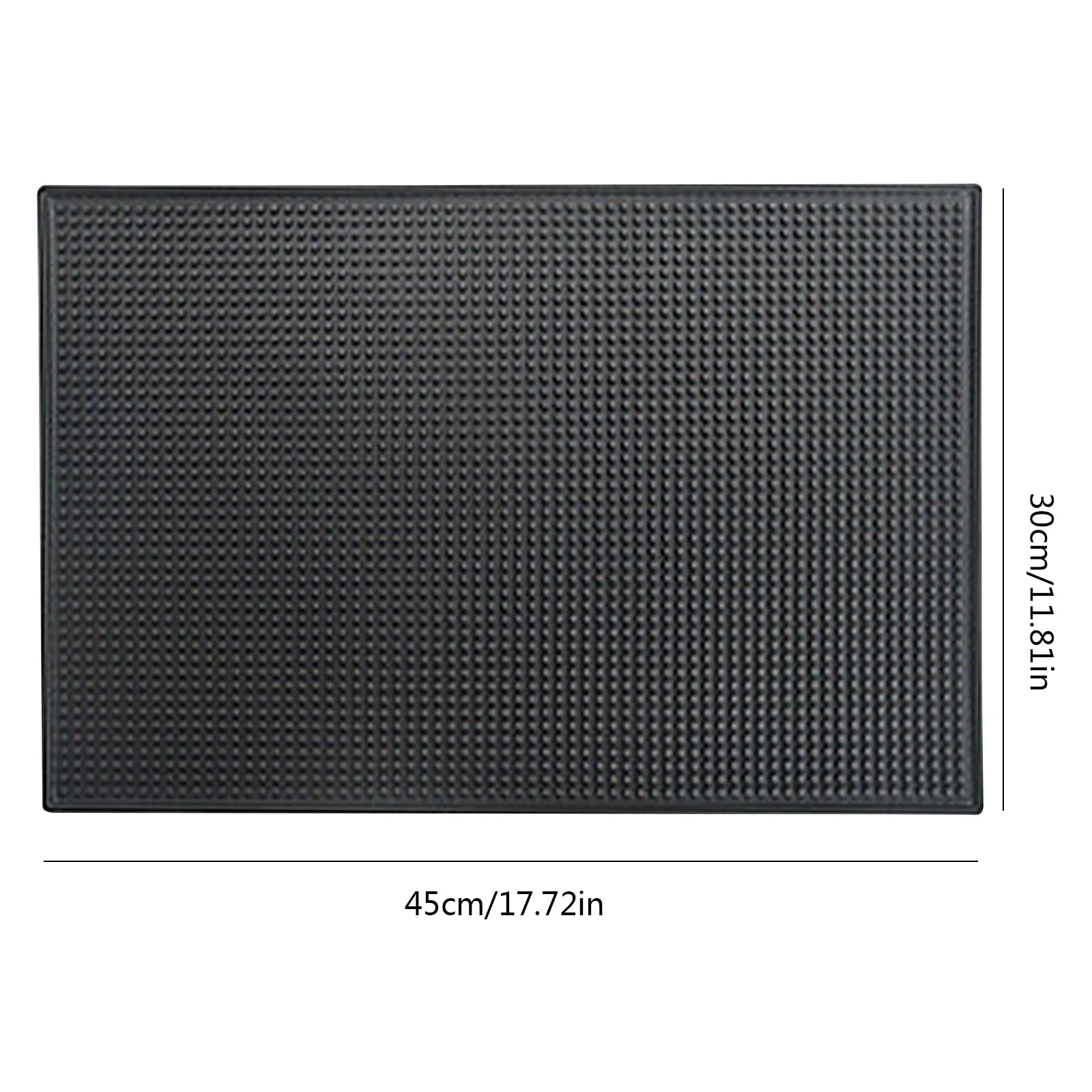 PVC Bar Mat Non-Slip Heat-Resistant Countertop Pad for Bar, Cafe & Home — 30×15 cm (11.8×5.9 in) & 30×45 cm (11.8×17.7 in)