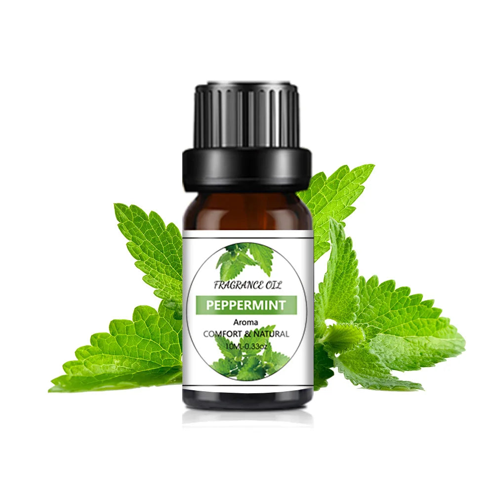 10ml (0.34 fl oz) Organic Essential Oil, 33 Scents Aromatherapy Fragrance Oil for Diffuser, Candle & Soap Making, Sleep