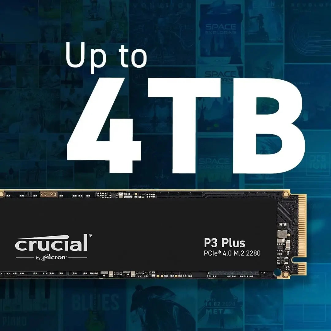 NVMe M.2 PCIe Gen4 3D NAND SSD 500GB/1TB/2TB — Up to 5000MB/s