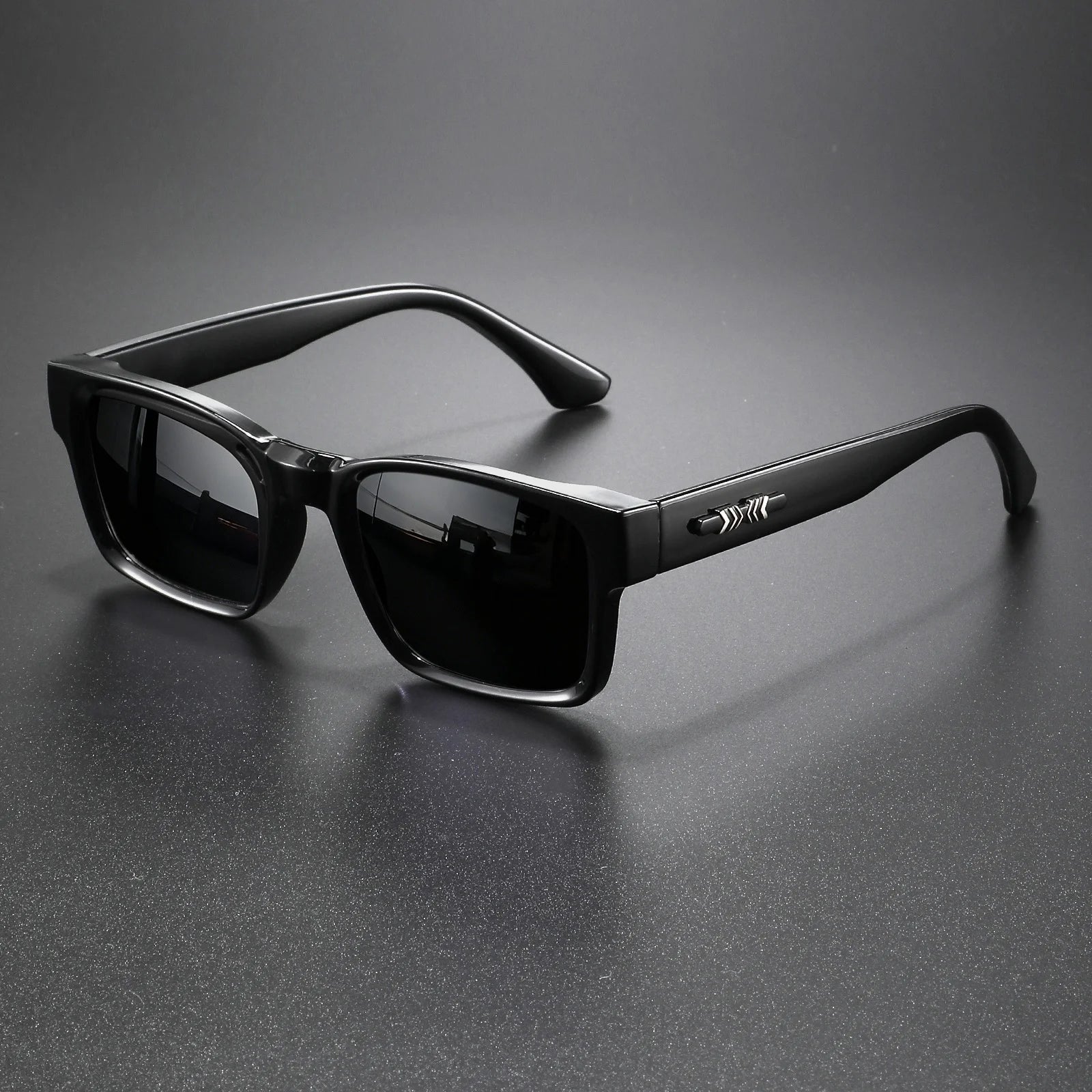Retro Punk Square Sunglasses - UV400 Polycarbonate Frame Unisex Protective Shades