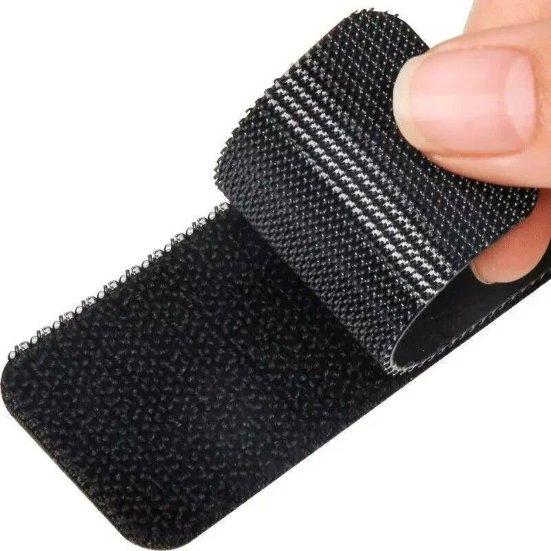 Double-Sided Adhesive Carpet Grips - Strong Residue-Free Non-Slip Rug & Car Floor Mat Pads (Suede + Hook Pairs)
