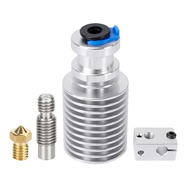 All-Metal 3D Printer Hotend with Bimetal Heatbreak and Remote Heatsink, 1.75mm Filament Compatible