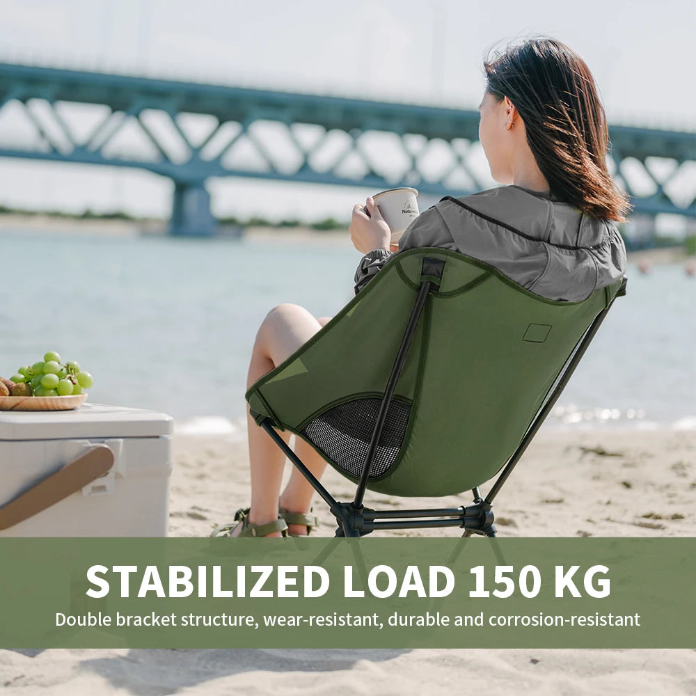 Folding Moon Camping Chair – Lightweight Portable Outdoor Travel & Picnic Chair