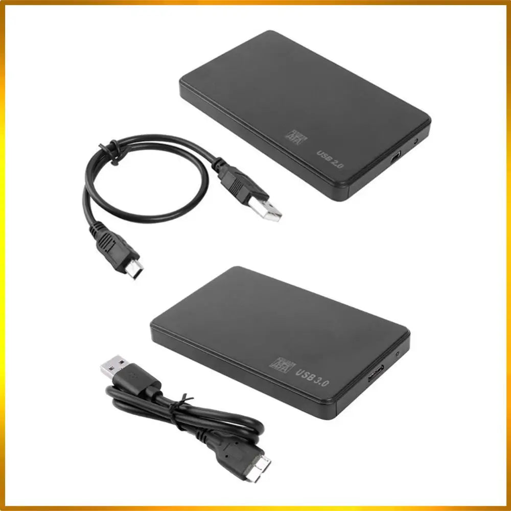 2.5-Inch SATA SSD/HDD USB 3.0 Hard Drive Enclosure - 3TB Support, USB 2.0/3.0 SuperSpeed Portable Case