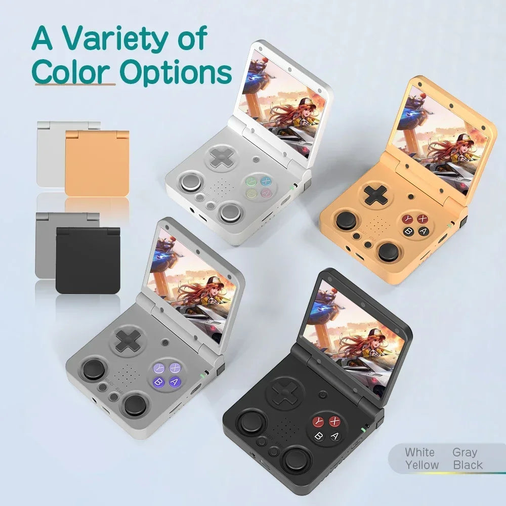 3.5-inch (8.9 cm) IPS Handheld Retro Game Console - Linux Onion OS, 5000+ Built-in Games, Mini HDMI & USB-C Portable