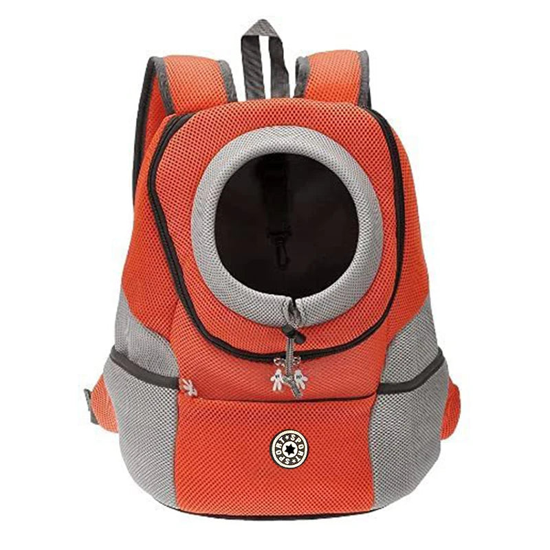 Double-Shoulder Pet Carrier Backpack for Small Dogs – Breathable Travel Dog Carrier, Fits Pets Up to 12 kg (26 lb)