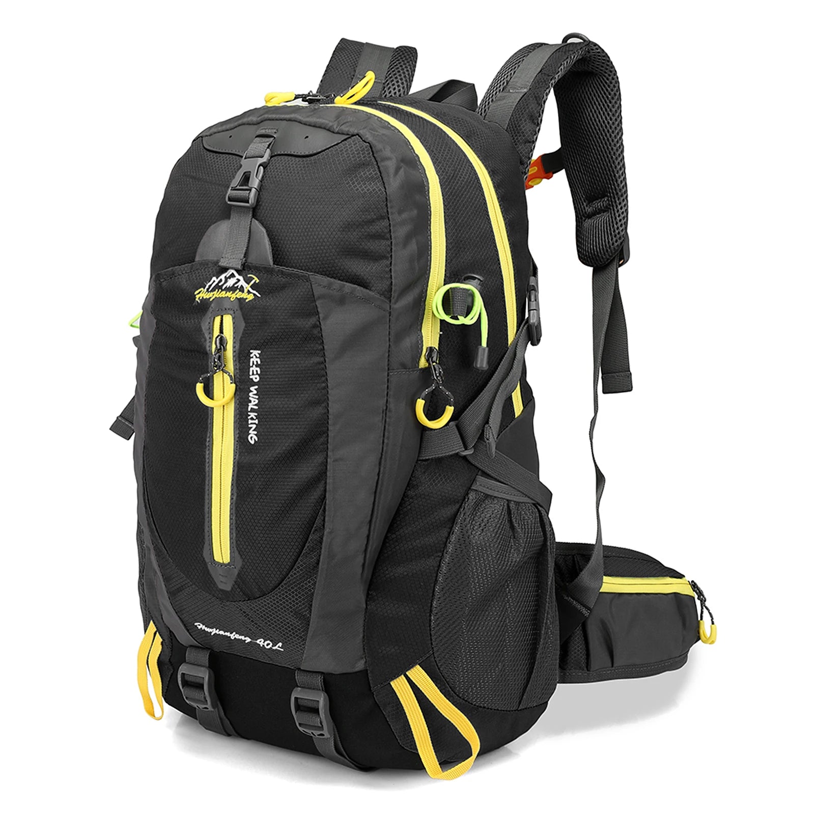 40L Water-Resistant Travel Backpack - Unisex Hiking & Camping Daypack for Men & Women
