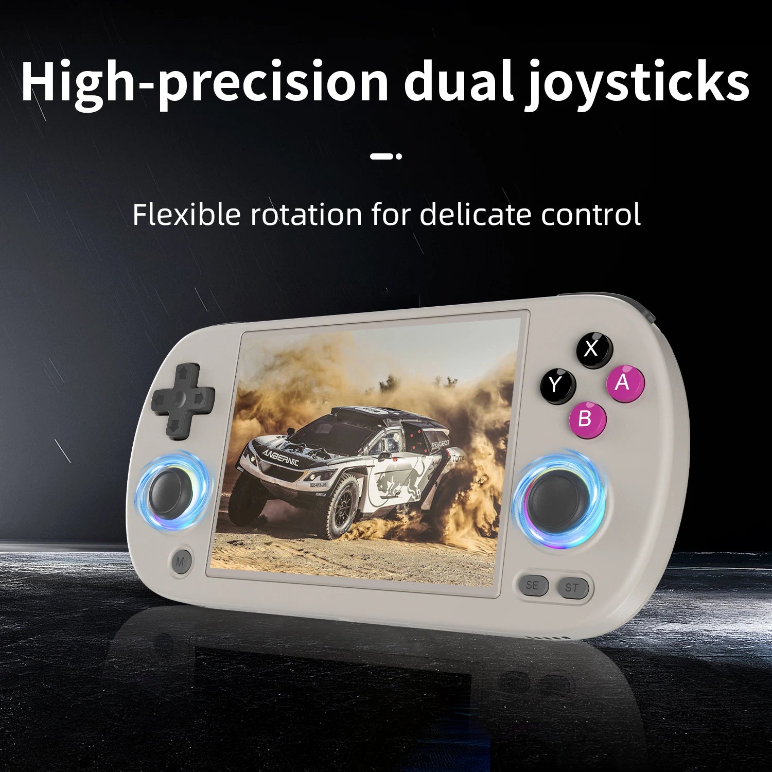 Retro Handheld Game Console 4.0-inch (10.2 cm) IPS 640x480 | 3200mAh | 64-bit Linux | RGB Joystick | HDMI & Bluetooth | 5,000+ Built-in Games