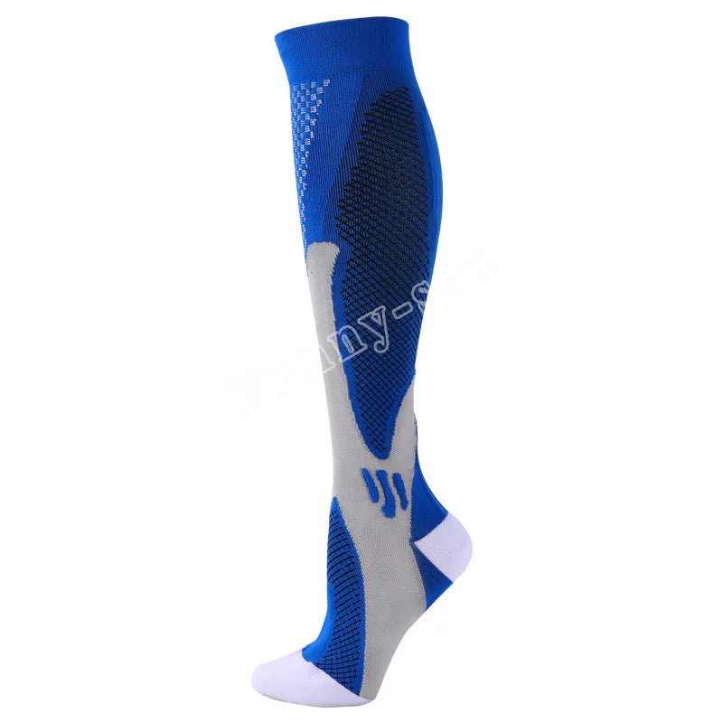 Compression Socks 20-30 mmHg - Medical & Sports Support for Travel, Pregnancy, Varicose Veins, Edema (Unisex)