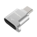 USB-C Micro SD Card Reader Mini Metal TF/TransFlash Type-C OTG Adapter – Portable Memory Card Reader (Up to 512GB)