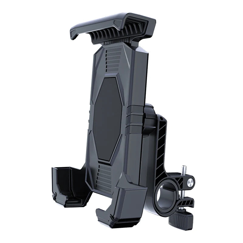 Universal Bike & Motorcycle Phone Holder — Handlebar Mount for 4.7–7.2 in (12–18.3 cm) Smartphones, Fits 13–30 mm (0.51–1.18 in) Handlebars, 360° Rotation