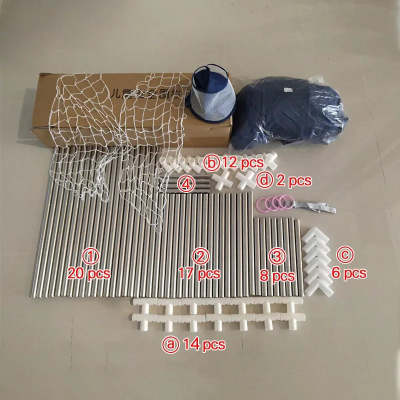 Baby Playpen Indoor Play Yard with Basketball Hoop, Activity Fence for Toddlers