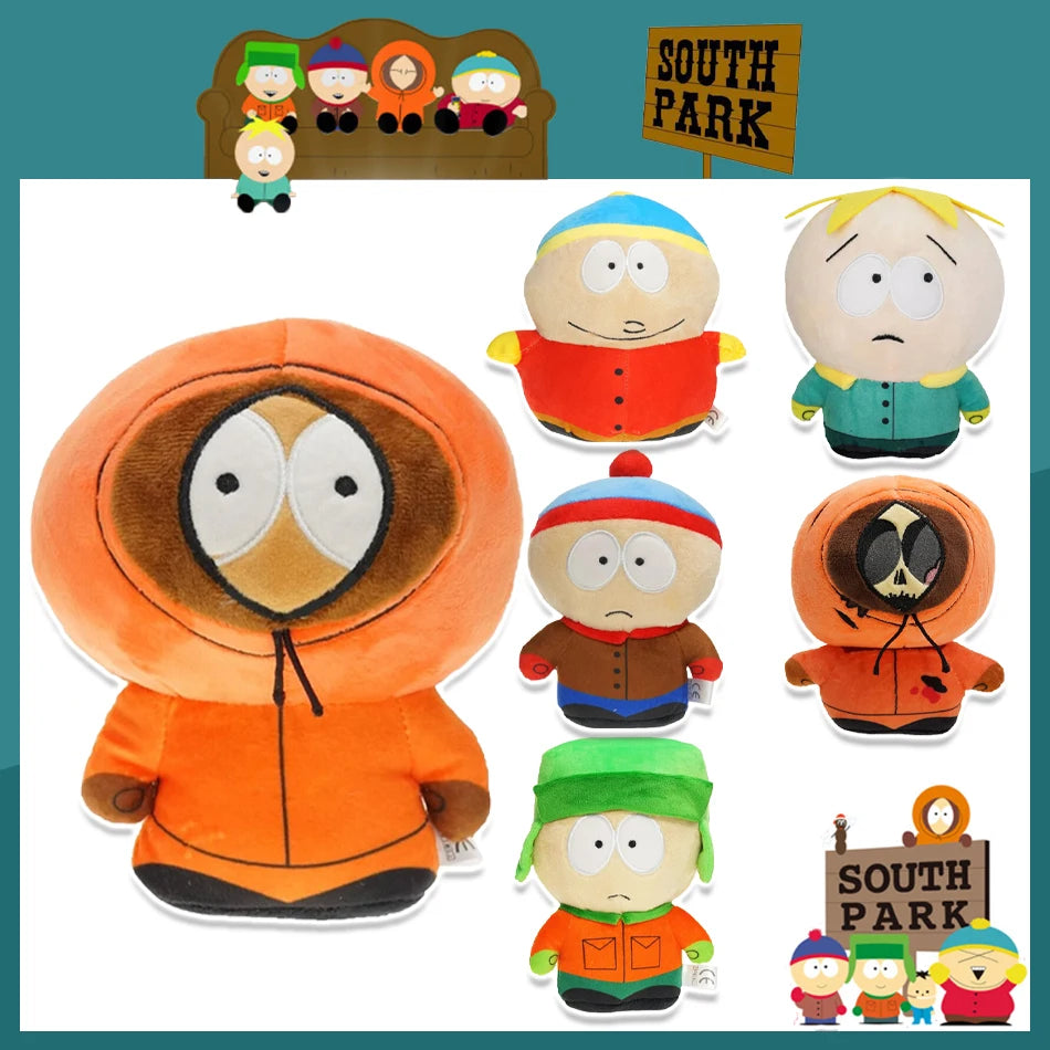 20cm (8 in) South Park Plush Toy - Cartman Stan Kyle Kenny Butters Stuffed Doll for Kids Gift