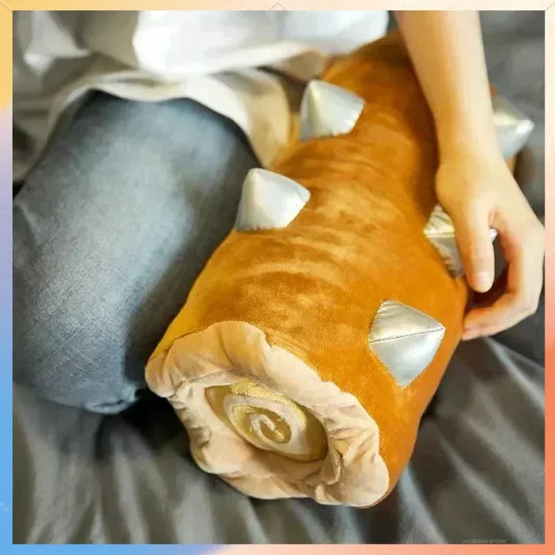 35cm (13.8 in) Log Plush Toy, Soft Short Plush Roll Pillow Doll, PP Cotton Stuffed Gift for Kids & Home Decor
