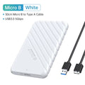 2.5-Inch SATA to USB 3.0 and Type-C External HDD Enclosure — Fits 7-9.5mm SSD/HDD, Up to 6TB, 5Gbps/6Gbps