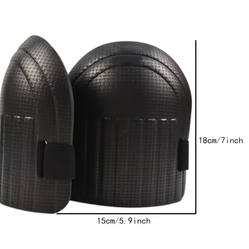 Ergonomic Waterproof Knee Pads (18 x 15 cm / 7.1 x 5.9 in) - Cushioned Work Knee Protection for Construction, Automotive & Gardening