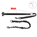 Removable Elastic Bicycle Dog Leash — Stainless Steel Bike Leash for Hands-Free Cycling & Walking