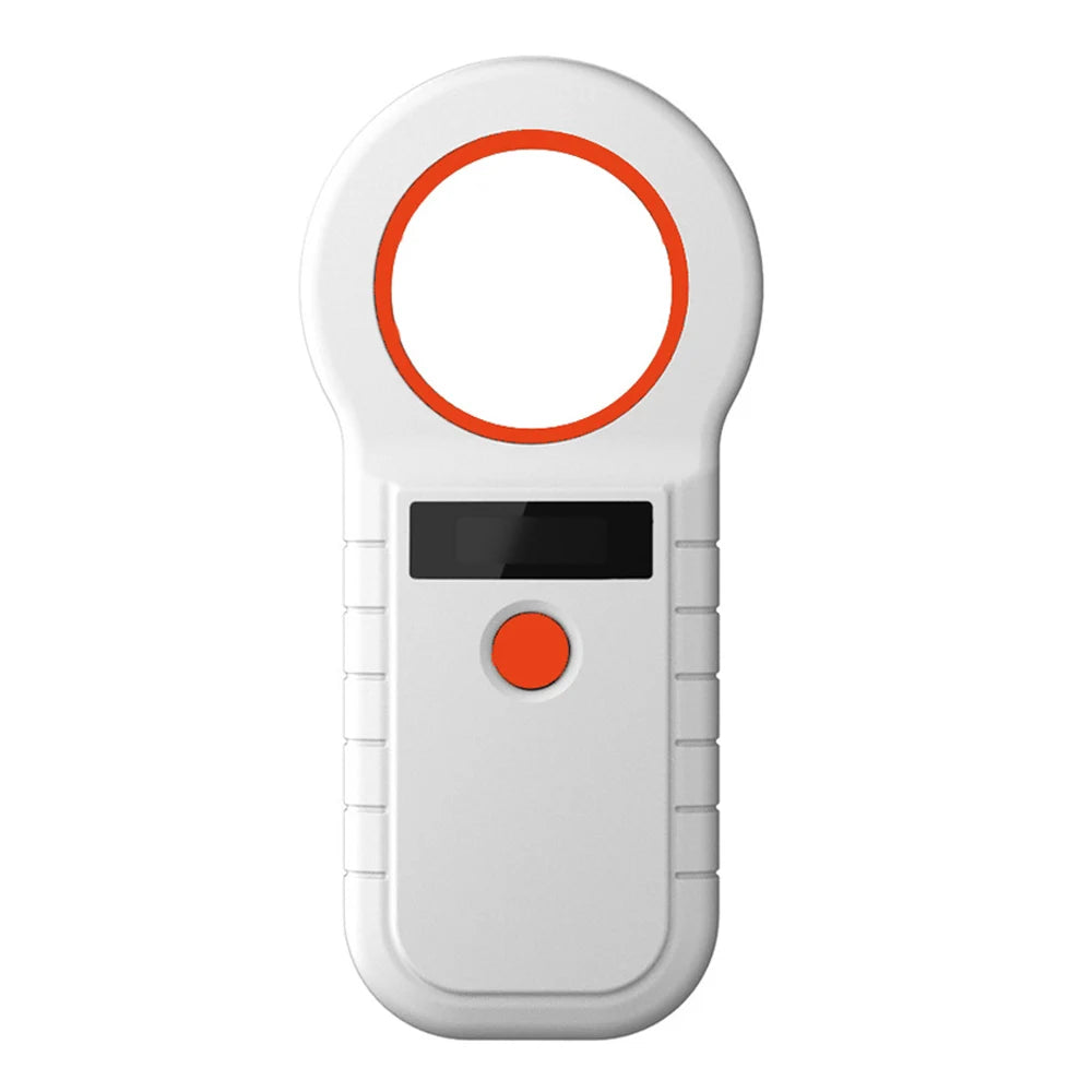 RFID Pet Microchip Scanner 134.2kHz & 125kHz - FDX‑B 15‑Digit Portable Animal ID Reader (ISO 11784/11785)