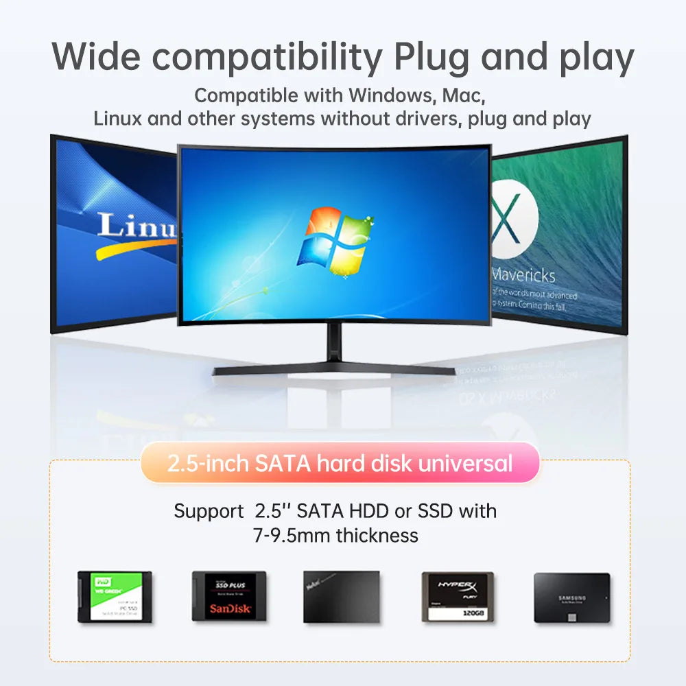 2.5-Inch (63.5 mm) Dual-Bay USB-C SATA HDD/SSD RAID Enclosure — RAID 0/1/JBOD/SPAN, Aluminum