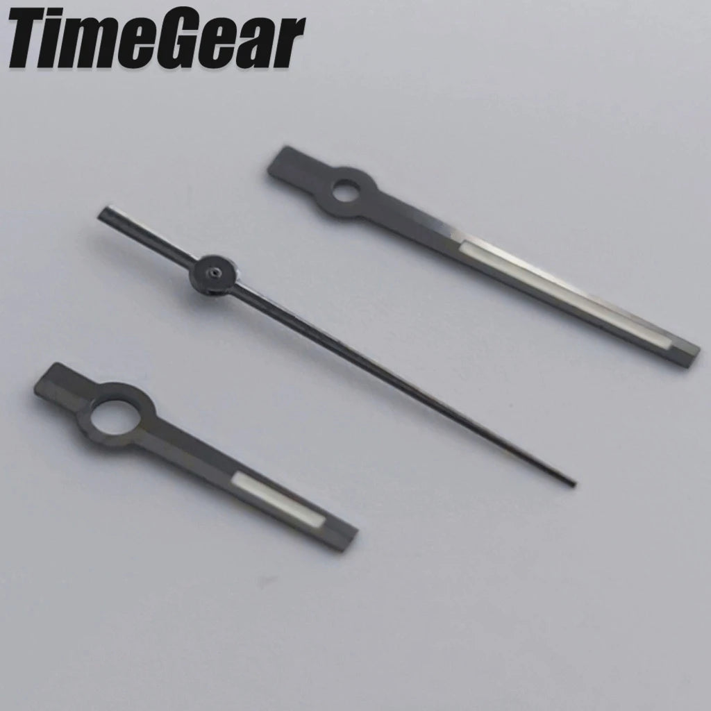 C3 Green Luminous Watch Hands Set for NH Series & Compatible Automatic Movements — 12.5 × 12 × 8 mm (0.49 × 0.47 × 0.31 in)