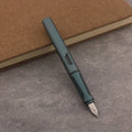 Matte Purple Fountain Pen – Plastic Body with EF/F Stainless Steel Nib, 0.38mm Fine Tip for School & Office