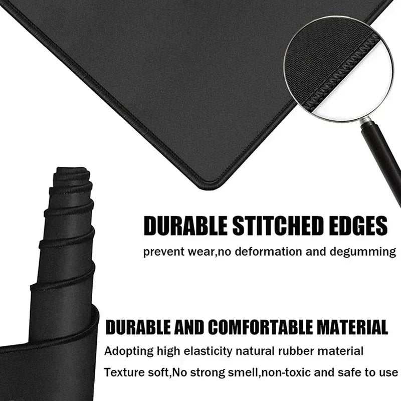 Large Gaming Mouse Pad 900 x 400 mm (35.4 x 15.7 in) XL Extended Non-Slip Rubber Base Stitched Edge – Abstract Desk Mat