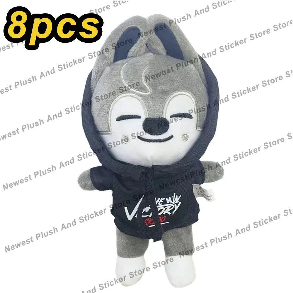 Kawaii 23 cm (9.1 in) Plush Stuffed Animal, Cute Cartoon Companion Toy & Room Decor Gift