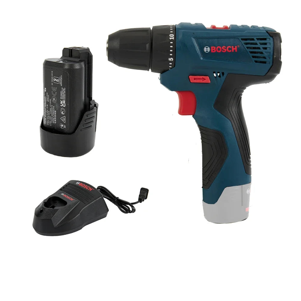 12V Cordless Electric Drill Driver Compact Rechargeable Hand Drill & Screwdriver for Home DIY
