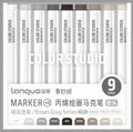 10-Pack Large Tip Black Non-Erasable Marker Pens — Permanent Markers for Labeling, Notation & Crafts