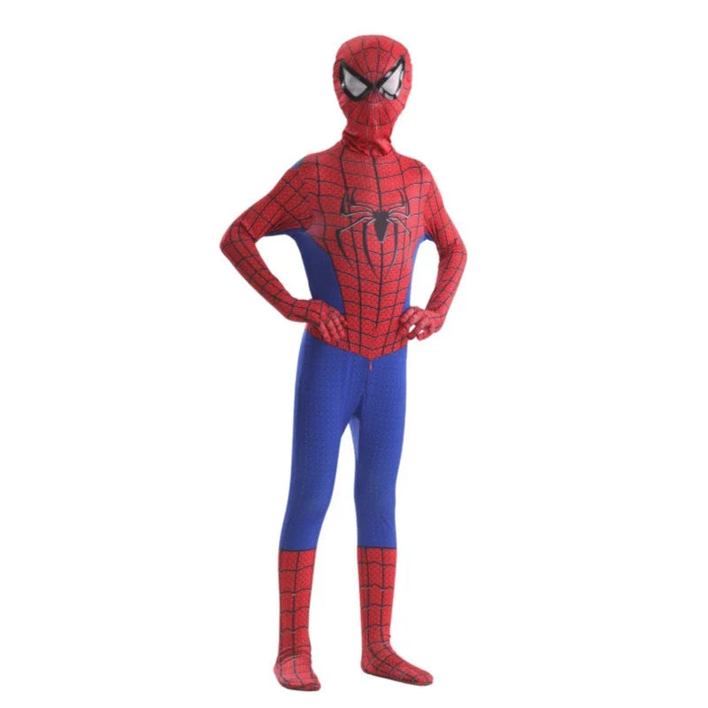 Superhero Zentai Cosplay Full-Body Suit – Multiple Sizes 100–190 cm (39–75 in) | Halloween Party Costume & Collectible Gift for Cosplay Fans