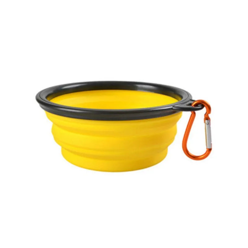 Collapsible TPR Travel Pet Bowl – Portable Dog & Cat Food and Water Bowl