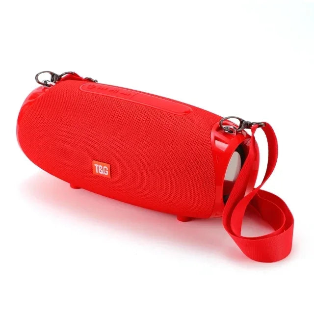 Portable Bluetooth Speaker with Subwoofer 2.1 — Waterproof FM Radio, TF/USB/AUX, Powerful Bass HiFi Sound