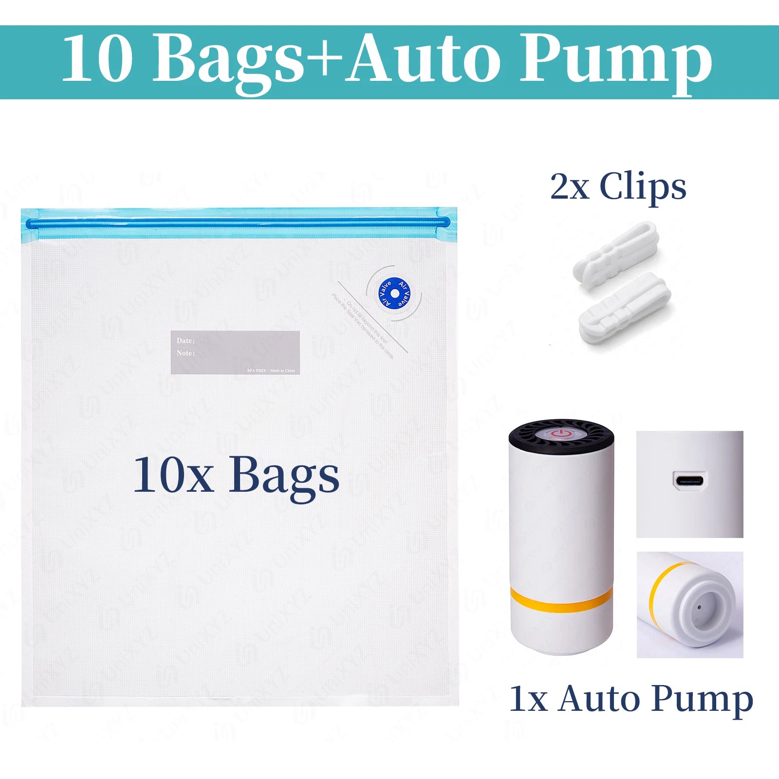 3D Printer Filament Vacuum Storage Bags for 0.5–1kg PLA ABS TPU PETG, 30 x 34 cm (11.8 x 13.4 in) Moisture-Proof